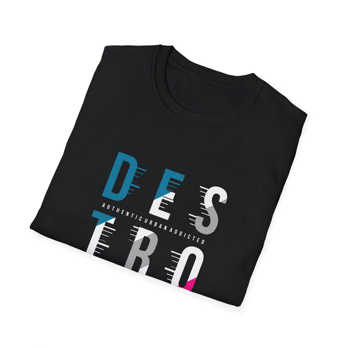 Destroyed Urban Graphic Tee - Authentic Distressed Streetwear