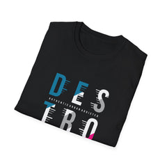 Destroyed Urban Graphic Tee - Authentic Distressed Streetwear