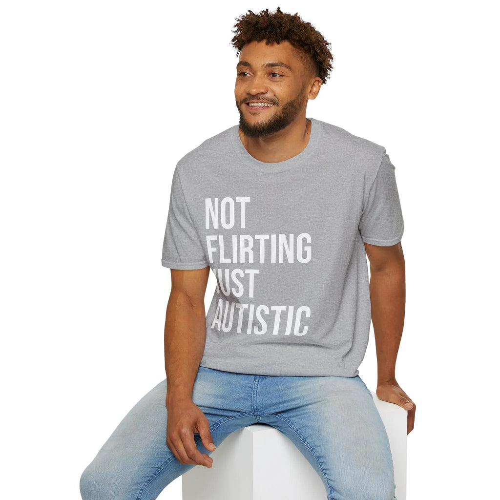 Not Flirting Just Autistic Shirt - Autism Awareness Apparel Printify