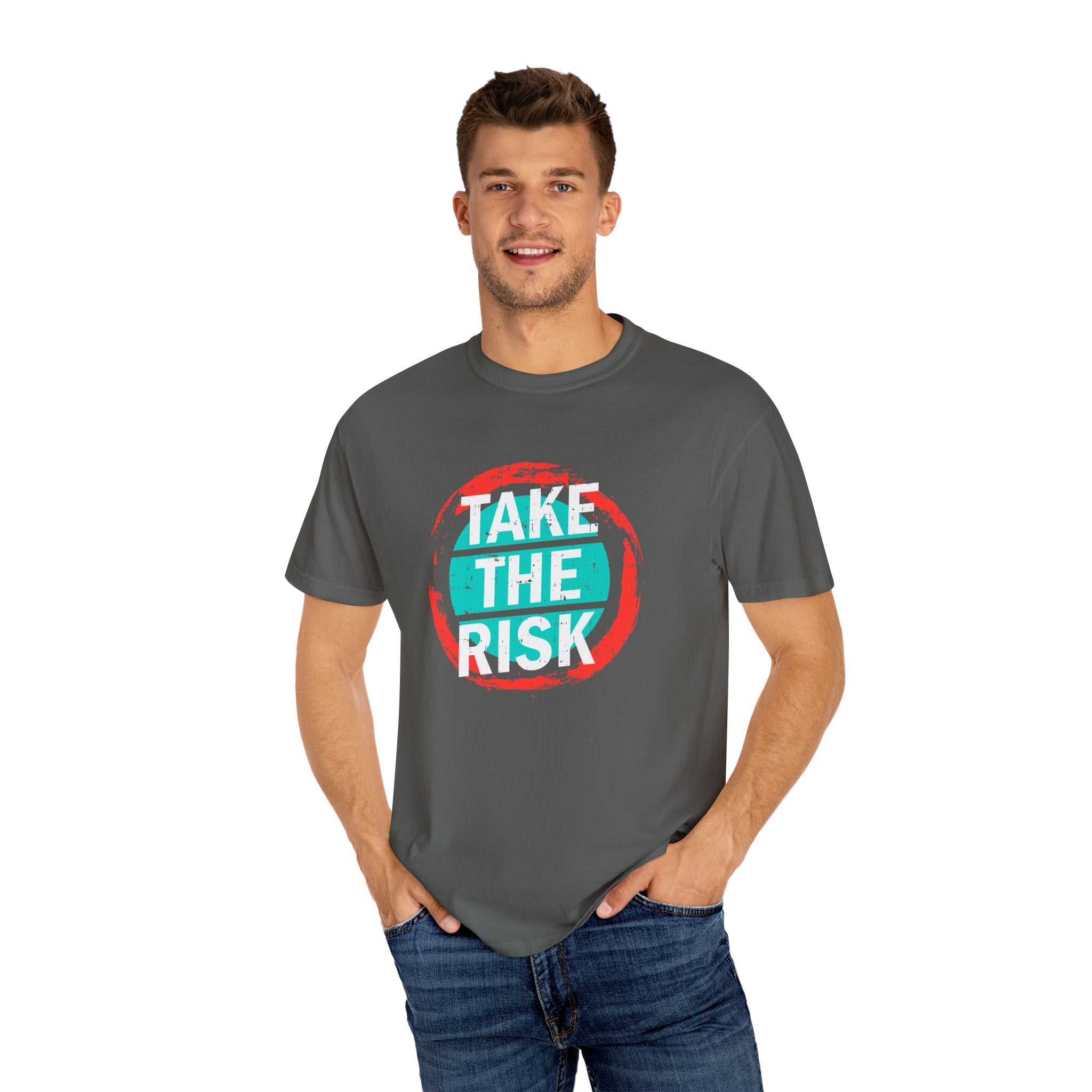 Take The Risk Shirt - Motivational Tee - Bold Graphic Gift - Sinful Threads