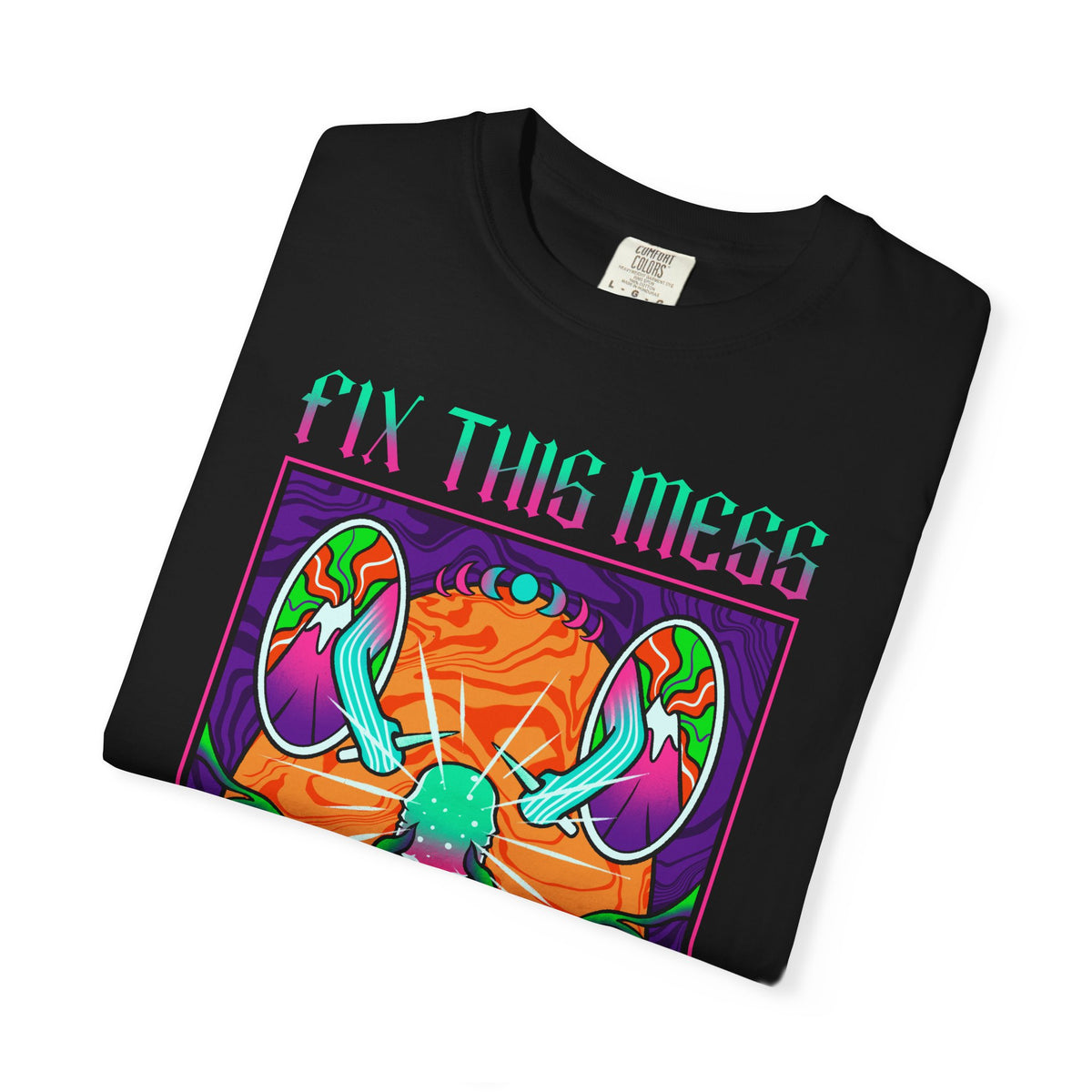 Psychedelic Art Tee - Trippy Design Tee - Surreal Art Gift - Sinful Threads