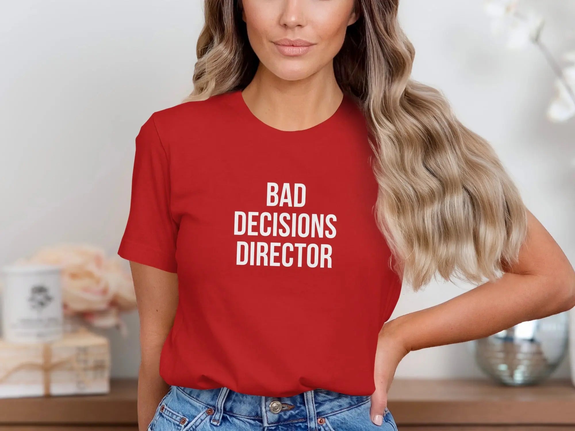 Bad Decisions Director Statement Shirt product