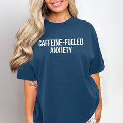 Caffeine-Fueled Anxiety Funny Graphic Tee product type
