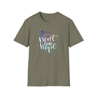 Don't Lose Hope Colorful Graphic Tee - Inspirational Shirt - Sinful Threads