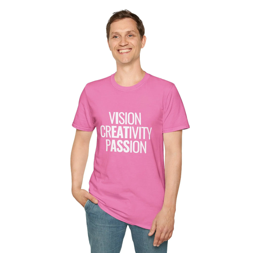 Vision Passion Hidden Message Shirt - Subtle Adult Humor Tee Printify