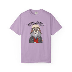 Born To Ride Dog Pilot Style Motorcycle Rider T-Shirt