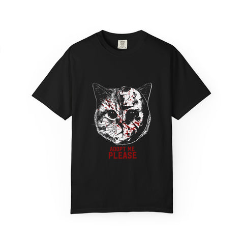Horror Cat Tee - Spooky Jason Kitty - Friday 13th Shirt