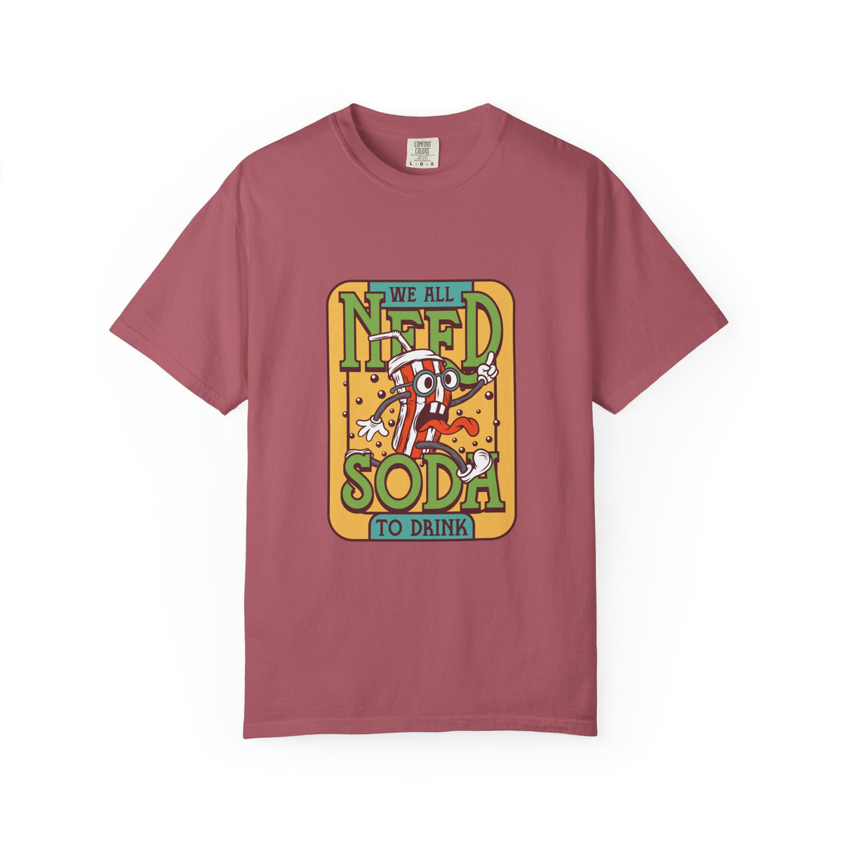 Funny Soda Shirt - Cartoon Soda Tee - Funny Beverage Top