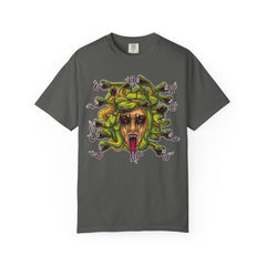 Medusa Snake Tee - Gorgon Statement Mythology Gift Shirt - Sinful Threads