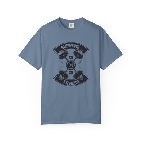 Supreme Fitness with Weights Gym Workout Graphic T-Shirt
