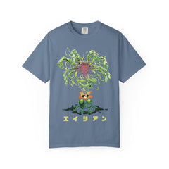 Retro Alien Tee - Japanese Horror Sci-Fi Vintage Urban Style