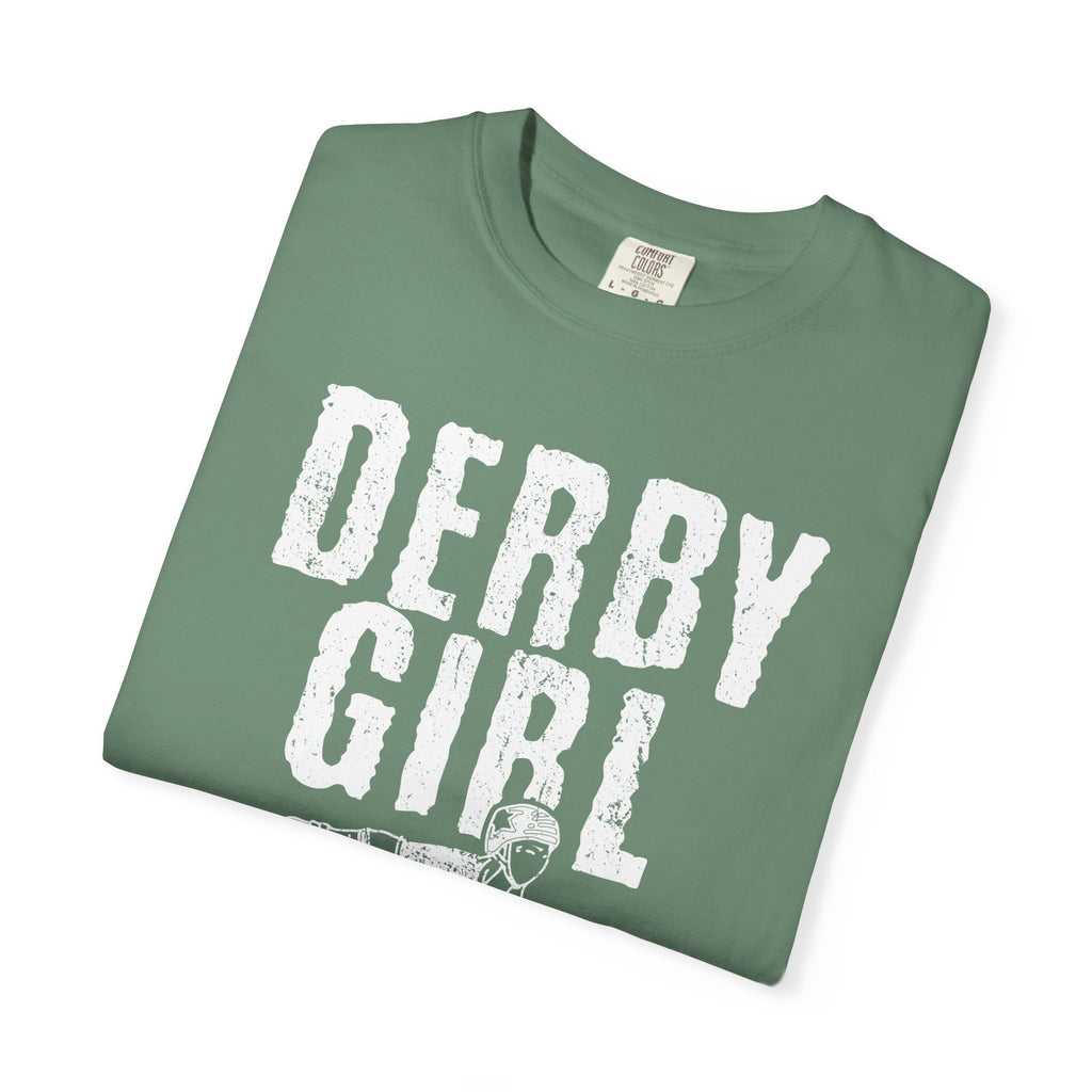 Derby Girl Skater Illustration Sports Design T-Shirt - Sinful Threads