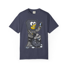 Cartoon Burglar Tee – Funny Diamond Loot Graphic Shirt