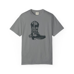 Life Is Better In Boots Funny Slogan Western T-Shirt