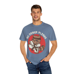 Karate cat shirt - no drama please tee - funny gift