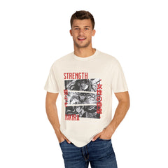 Strength Manga Tee - Cool Girl Samurai - Warrior Gift