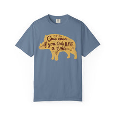 Give Even if You Only Have a Little Boar Silhouette T-Shirt - Sinful Threads