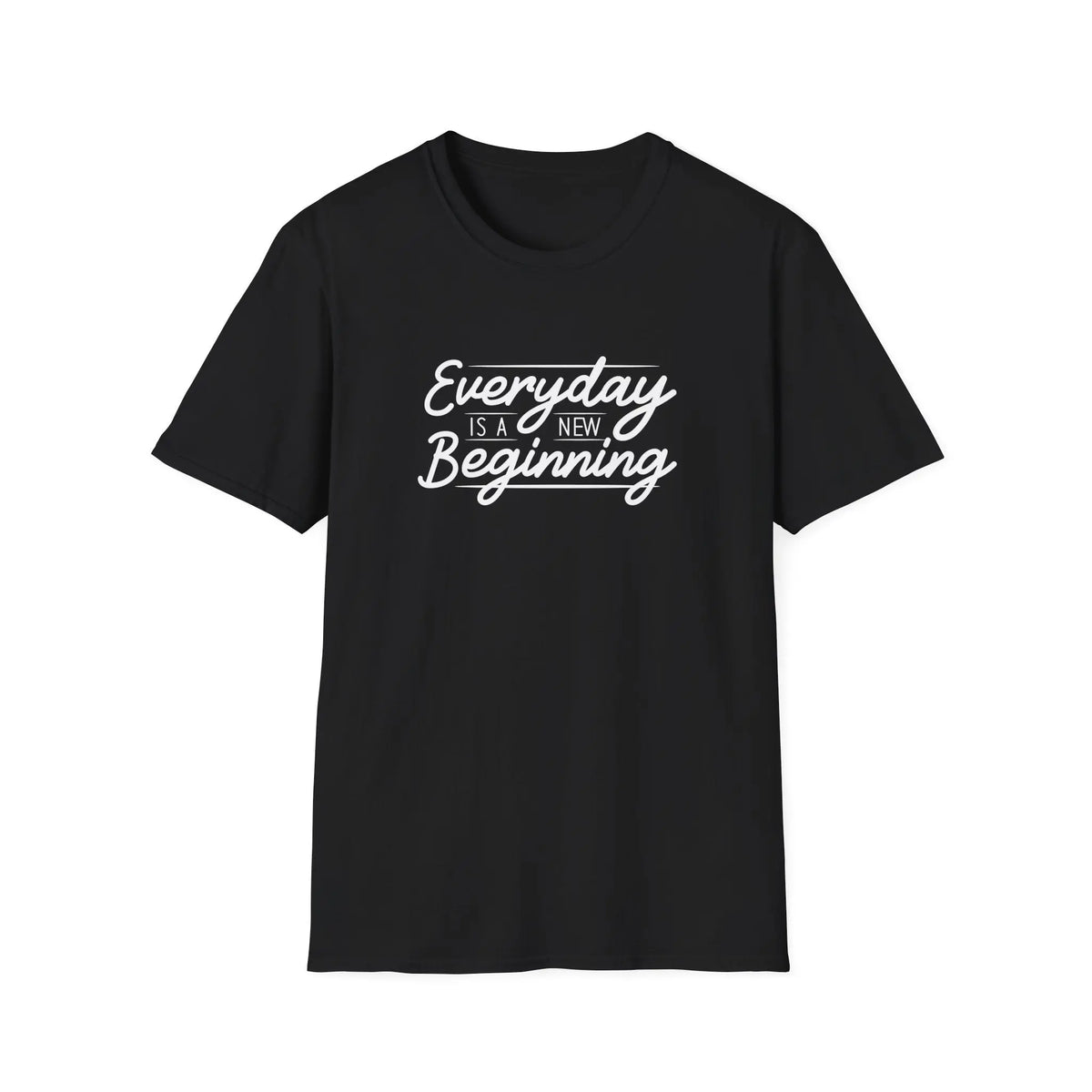 New Beginning Graphic Shirt - Everyday Fresh Start Tee - Sinful Threads