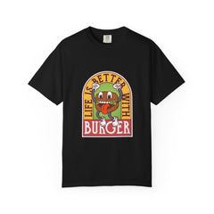 Cute Burger Shirt - Life Is Better Tee - Funny Foodie Gift