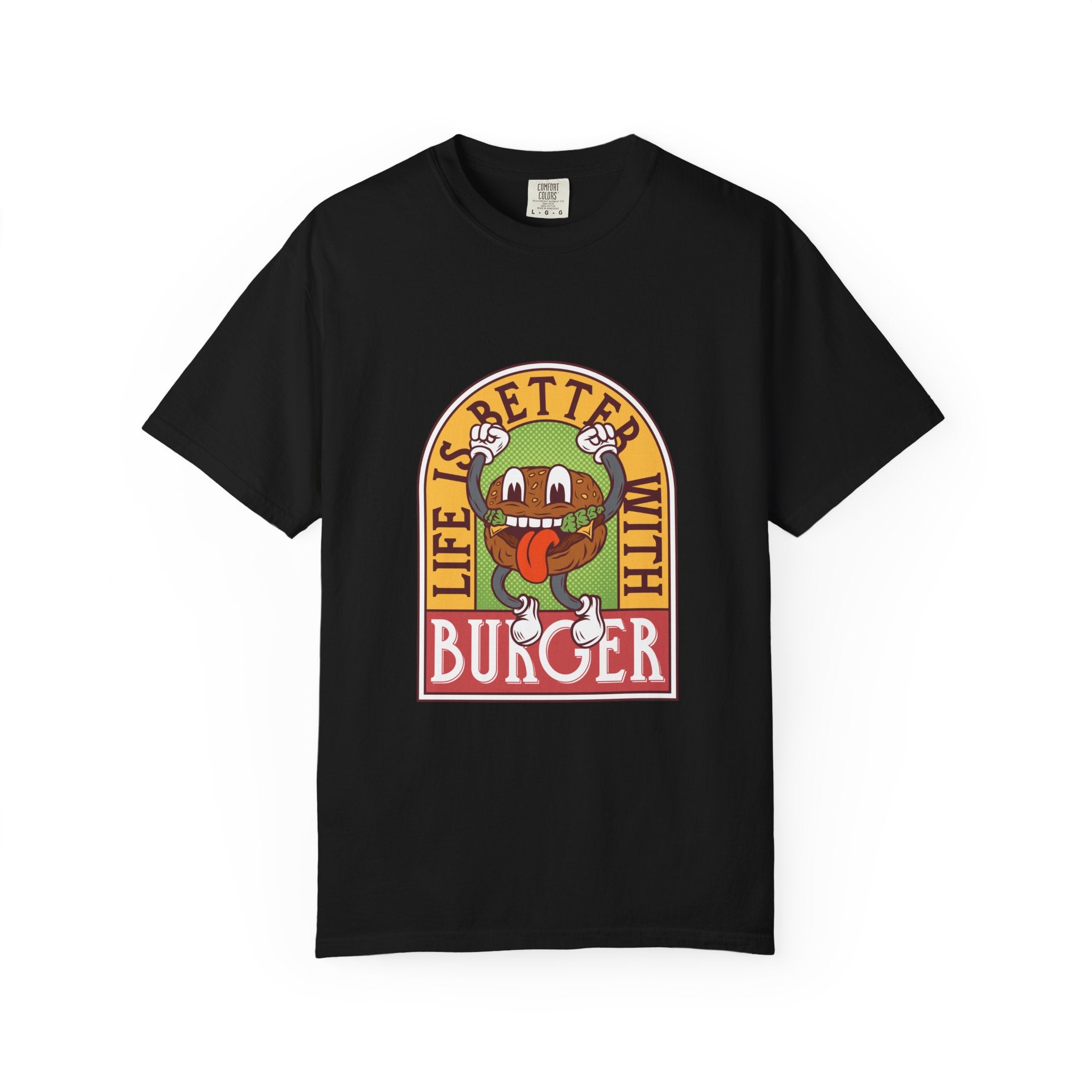 Cute Burger Shirt - Life Is Better Tee - Funny Foodie Gift - Sinful Threads