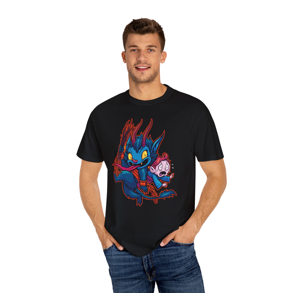 Kawaii Krampus Tee - Cute Cartoony Holiday Shirt - Sinful Threads