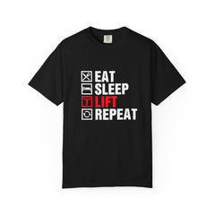 Eat Sleep Lift Repeat Fitness Training Motivation T-Shirt
