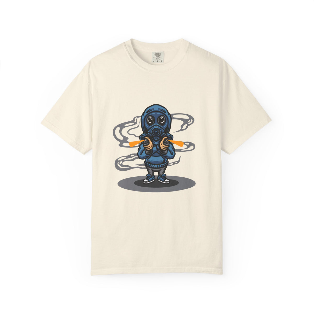Gas Mask Graffiti Shirt - Cool Urban Streetwear - Artist Gift