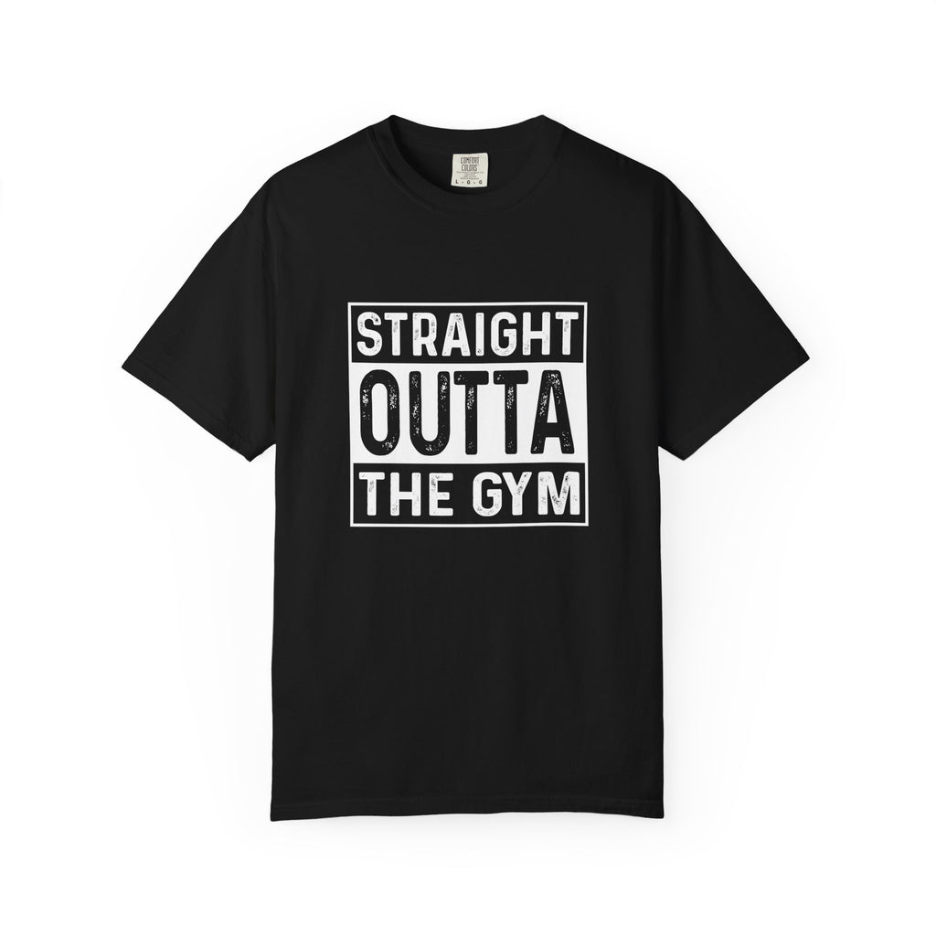 Novelty Workout Shirt - Straight Outta The Gym Tee - Sinful Threads