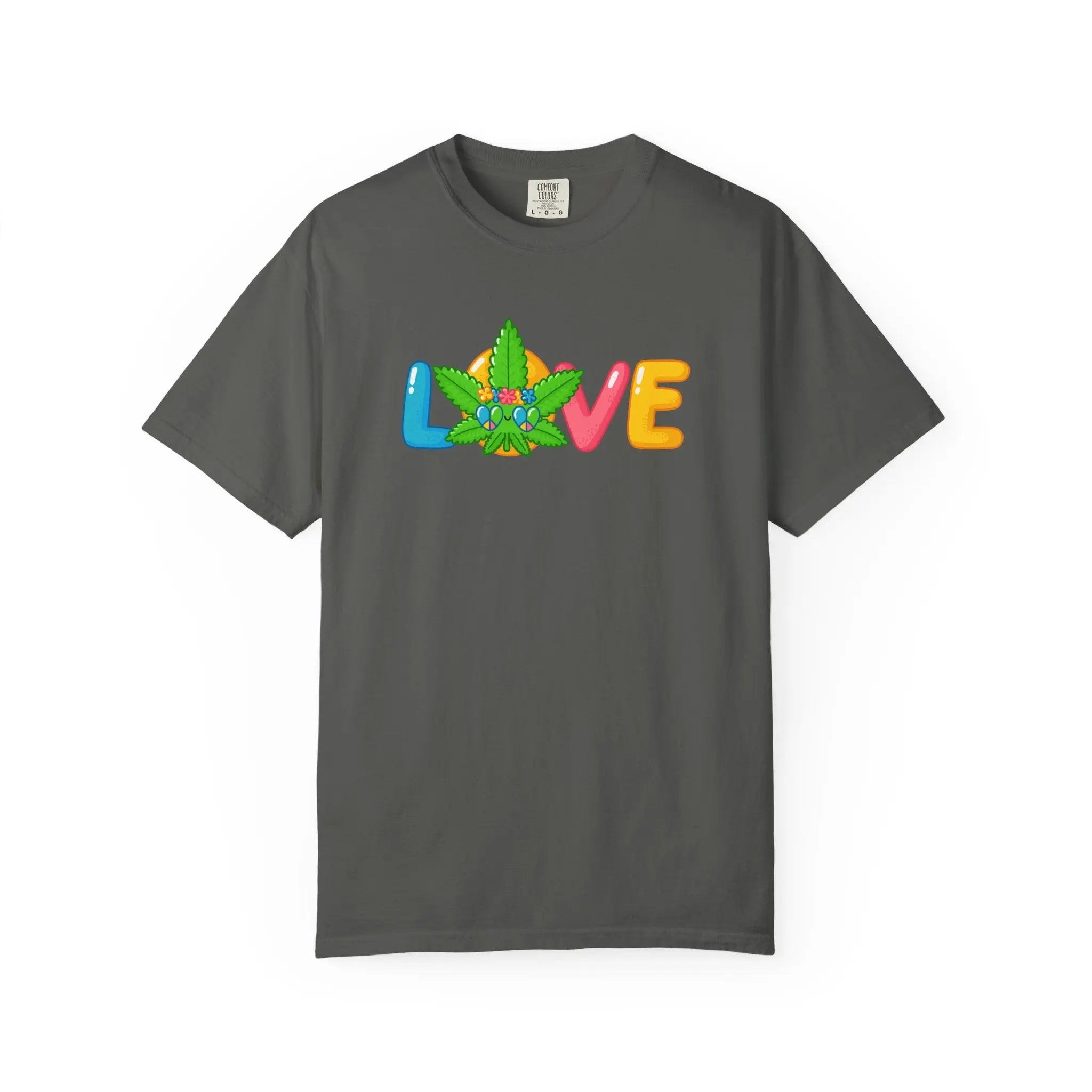 Love Stoner Graphic Shirt - Buy Minimalist Cannabis Valentine Gift - Sinful Threads