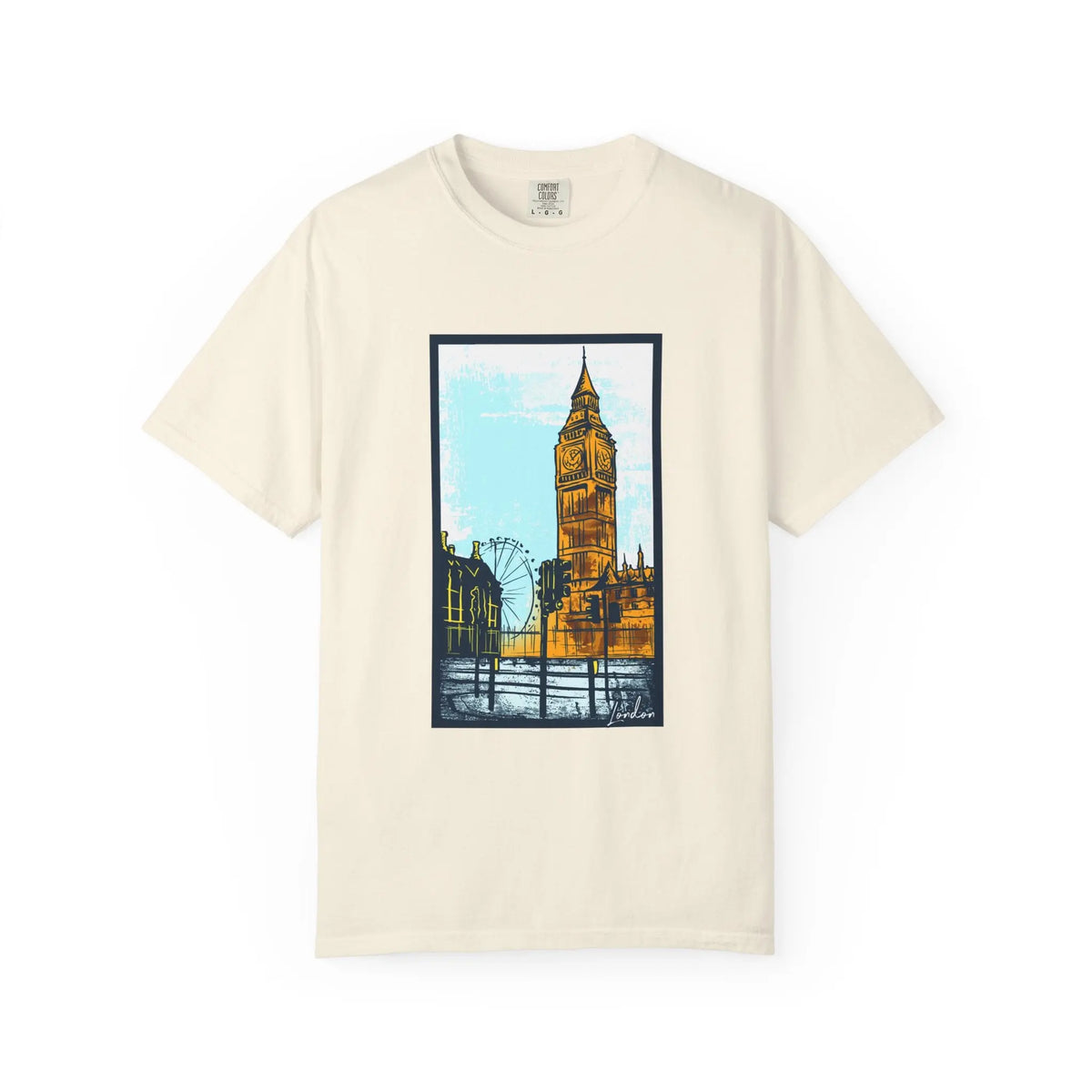 Iconic London Cityscape Big Ben T-Shirt - Sinful Threads