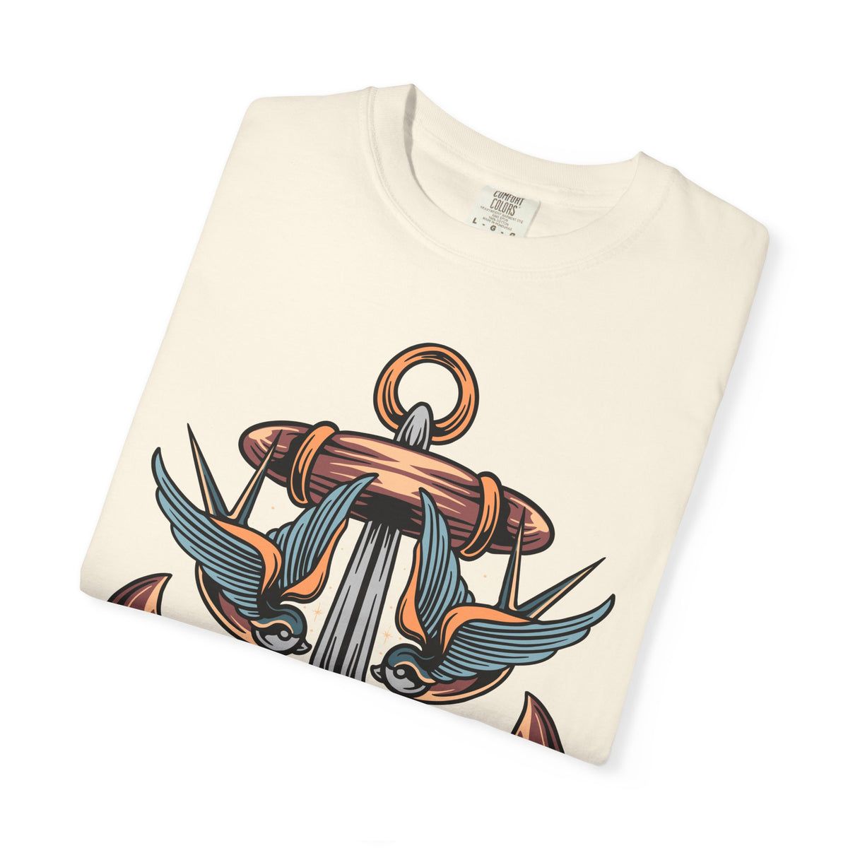 Nautical Anchor Shirt - Tattoo Style Tee, Maritime Gift