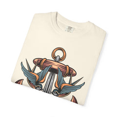 Nautical Anchor Shirt - Tattoo Style Tee, Maritime Gift