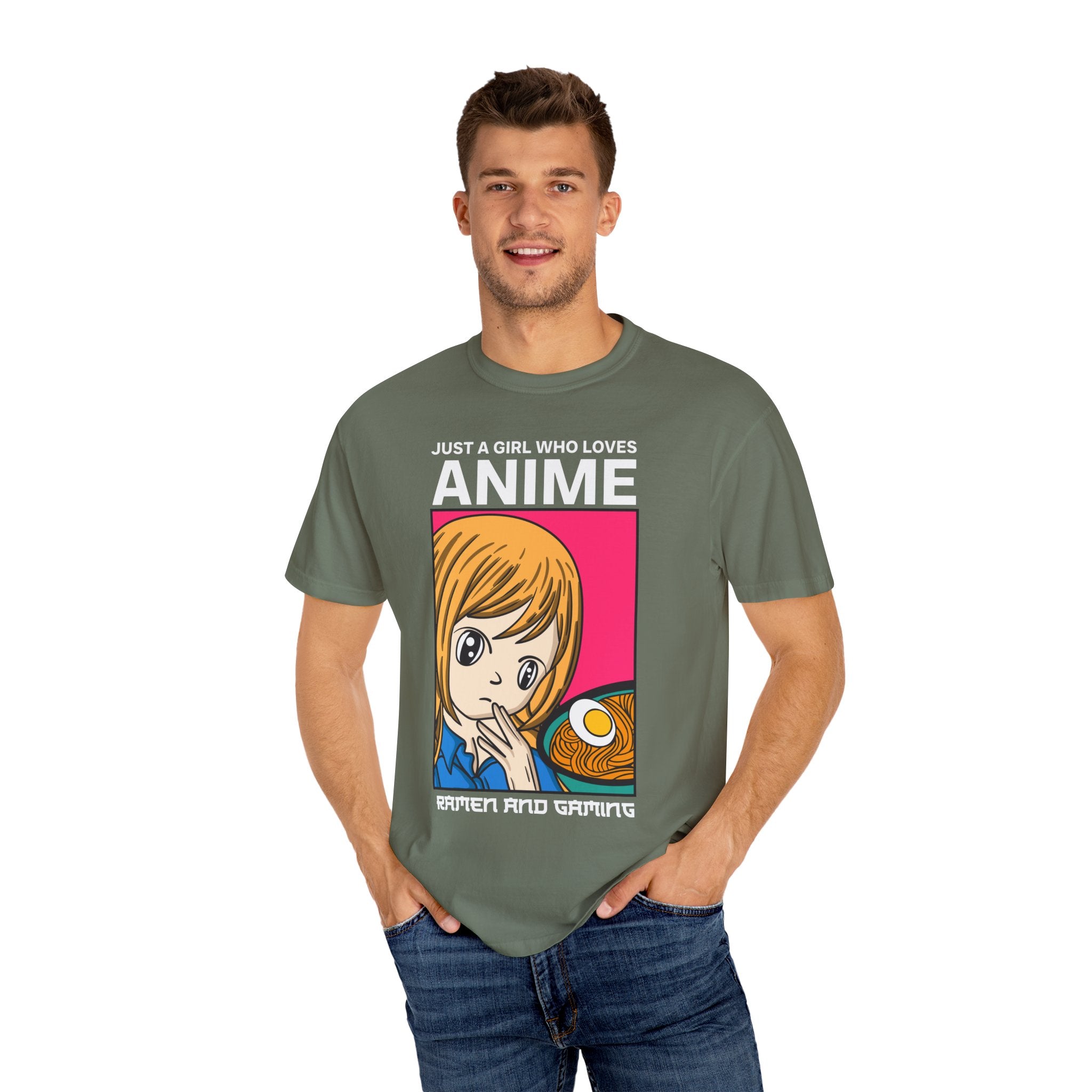 Girl Ramen Gaming Shirt – Cute Noodle Anime Gamer Tee - Sinful Threads