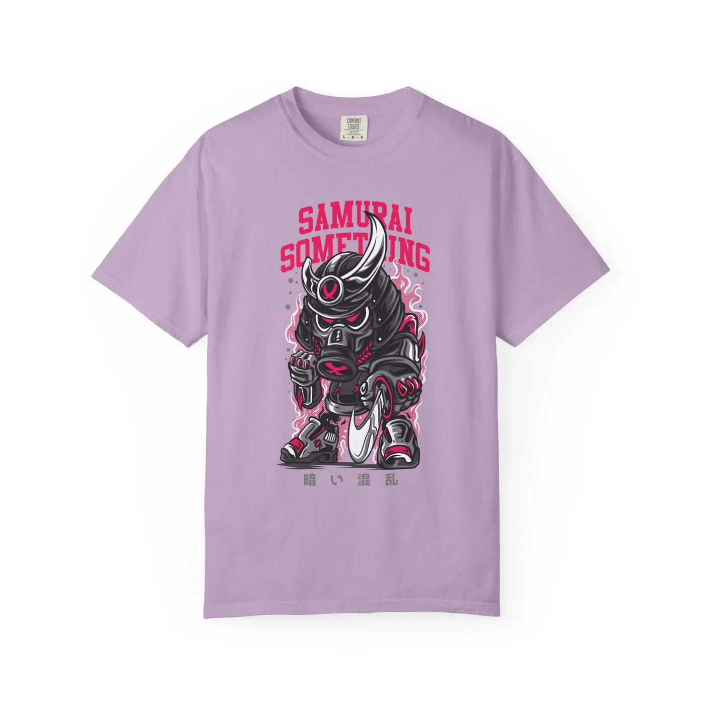 Samurai Something Dark Distressed Design T-Shirt - Sinful Threads