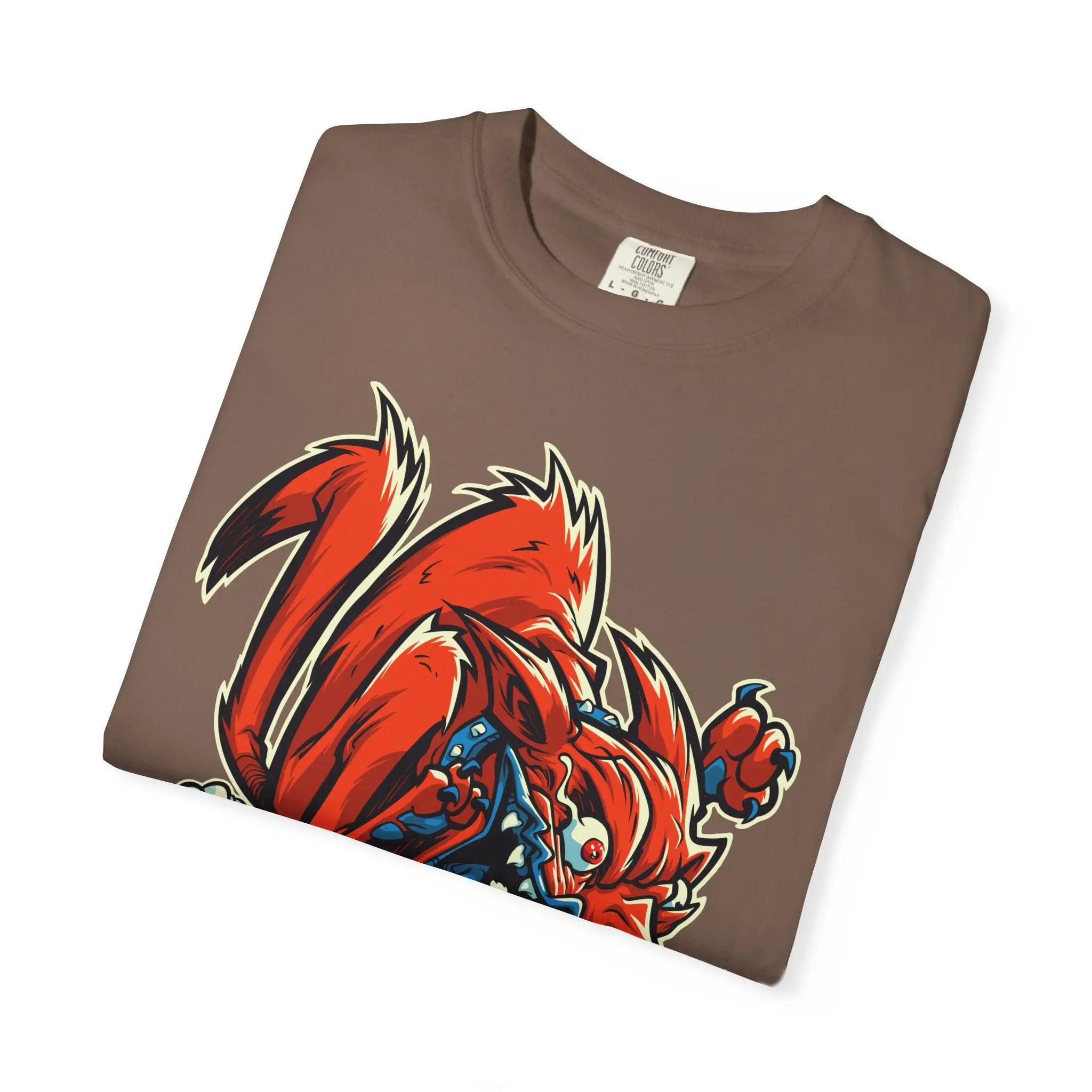 Rabid Fox Tee - Fierce Animal Wild Fox Savage Beast Shirt - Sinful Threads