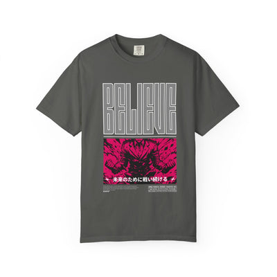 Believe Anime Tee - Bold Japanese Motivational - Gift - Sinful Threads