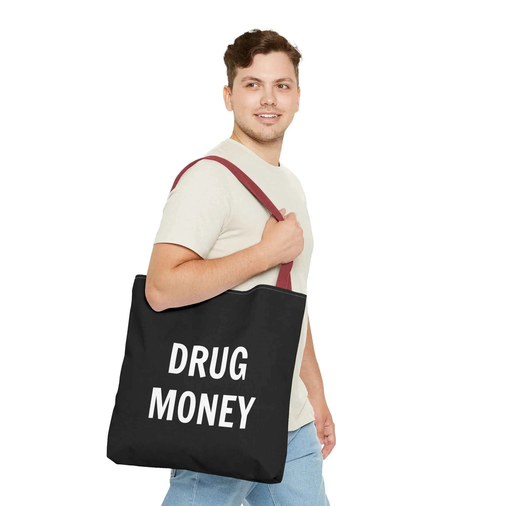 Funny Tote Bag – Bold “Drug Money” Heavy-Duty Shopper