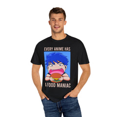 Otaku Graphic Tee - Anime Food Maniac Shirt - Foodie Gift