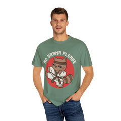 Karate cat shirt - no drama please tee - funny gift