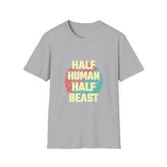 Half Human Half Beast T Shirt - Sinful Threads