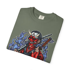 Oni mask tee - Samurai Demon Shirt - Warrior Gift