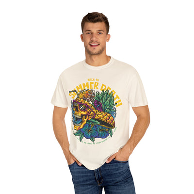 Pineapple Skull Tee - Tropical Skull Tee - Edgy Summer Gift - Sinful Threads