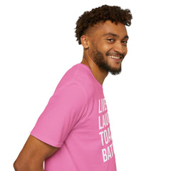 Live Laugh Toaster Bath Tee - Dark Humor Graphic Parody Shirt