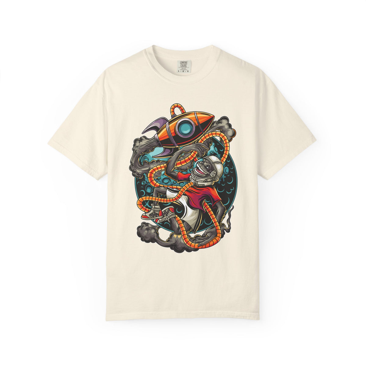 Space Monkey Shirt - Funny Astronaut Tee - Rocket Adventure Gift