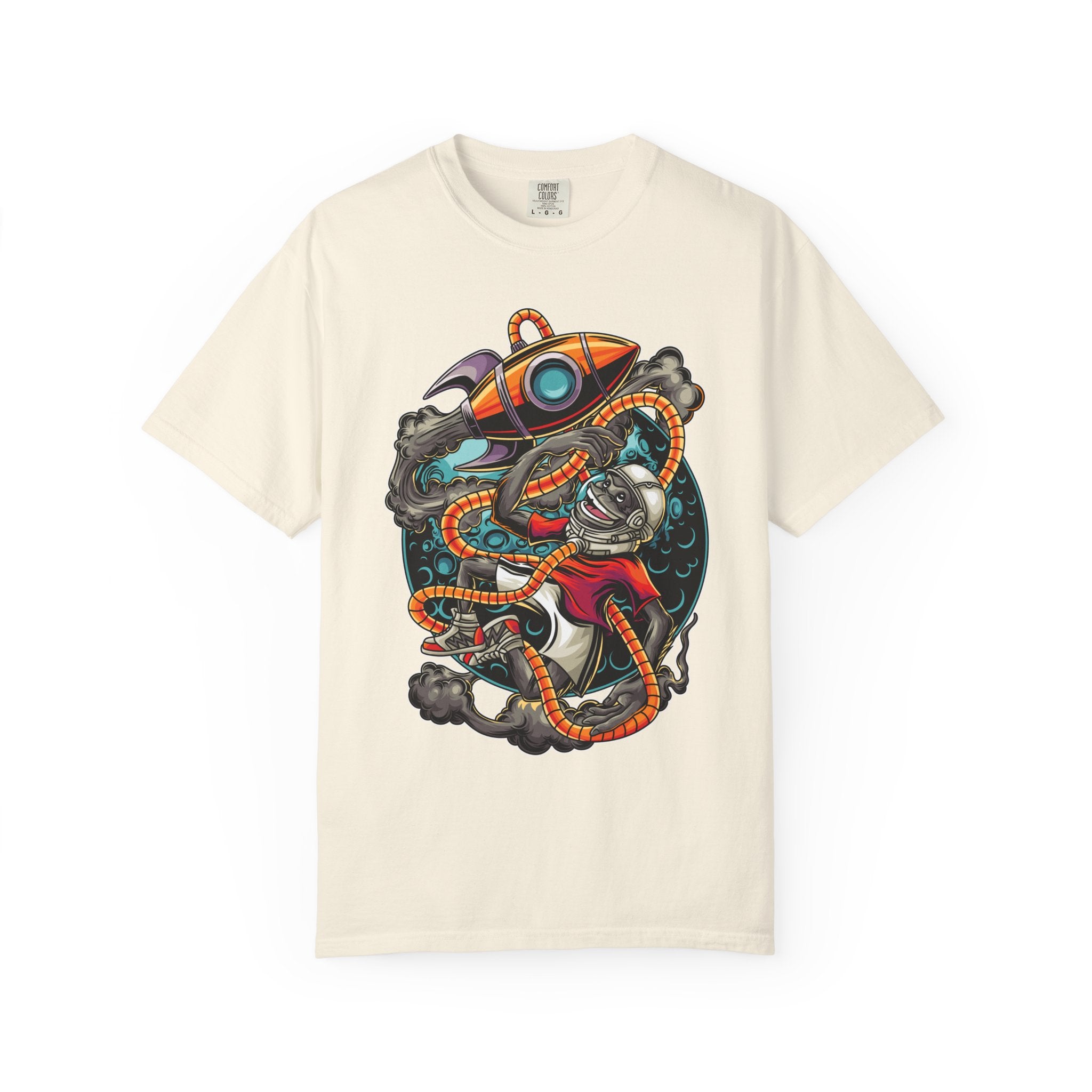 Space Monkey Shirt - Funny Astronaut Tee - Rocket Adventure Gift - Sinful Threads