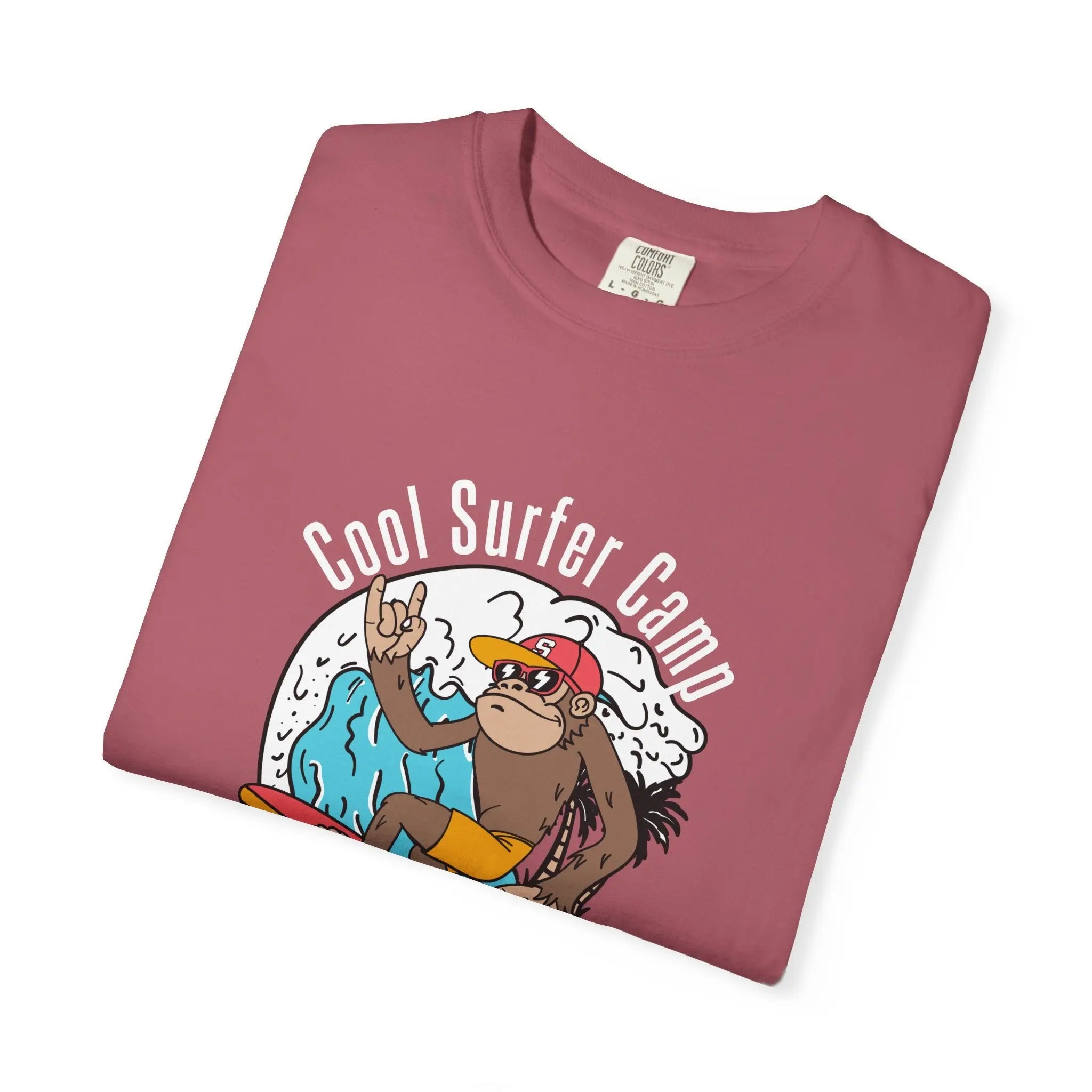 Malibu California Cool Surfing Monkey Graphic Casual Wear T-Shirt - Sinful Threads