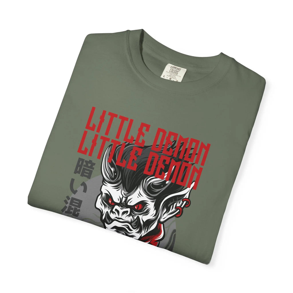 Little Demon Graphic Tee with Bold Art T-Shirt - Sinful Threads