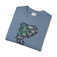 Trust in the Lord Will Find Strength Christian T-Shirt - Sinful Threads