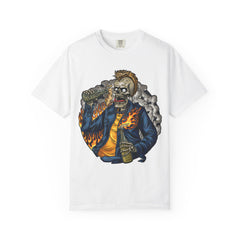 Punk Skull Shirt – Mohawk Skeleton Graphic Tee, Edgy Punk Rocker