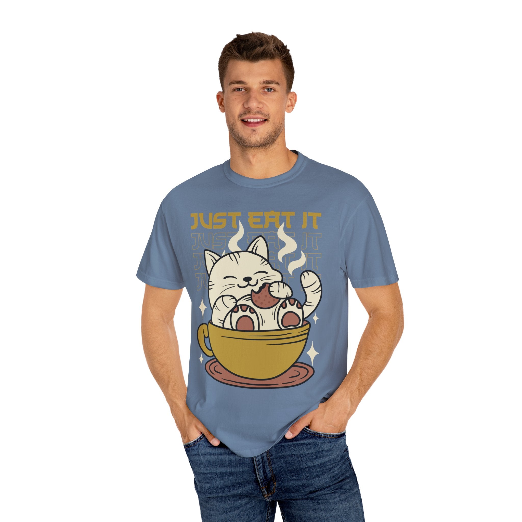 Kawaii Cat Shirt - Cookie Kitty Tee - Tea Cup Cat Top - Sinful Threads